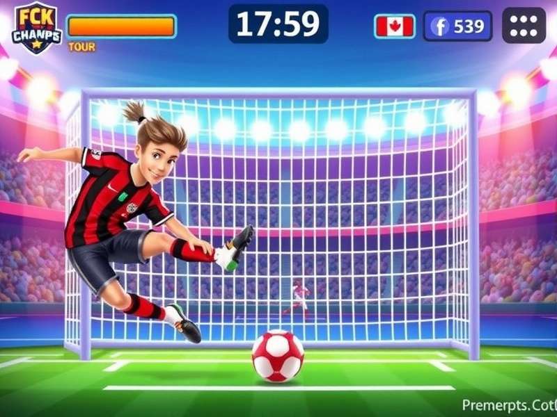 Premier Kick Champ gameplay screenshot